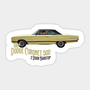 1967 Dodge Coronet 500 2 Door Hardtop Sticker